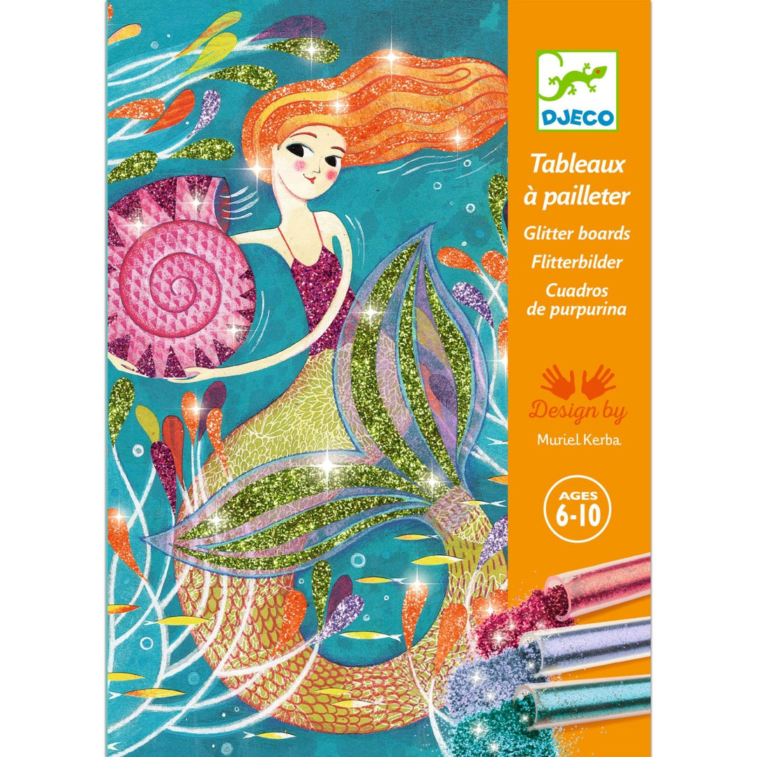 Djeco Glitter Boards Mermaid Lights