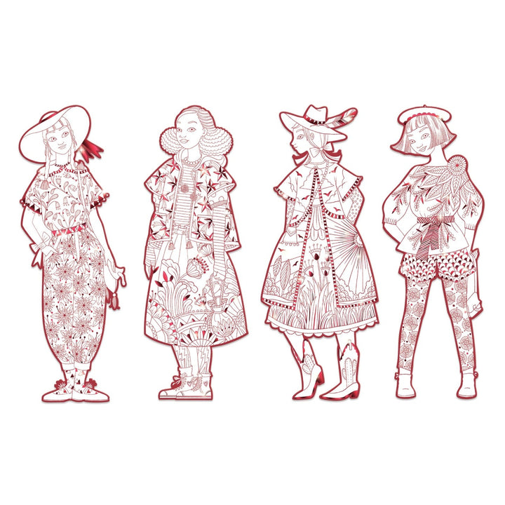 Djeco Colouring Les Demoiselles - Fiodor and Friends