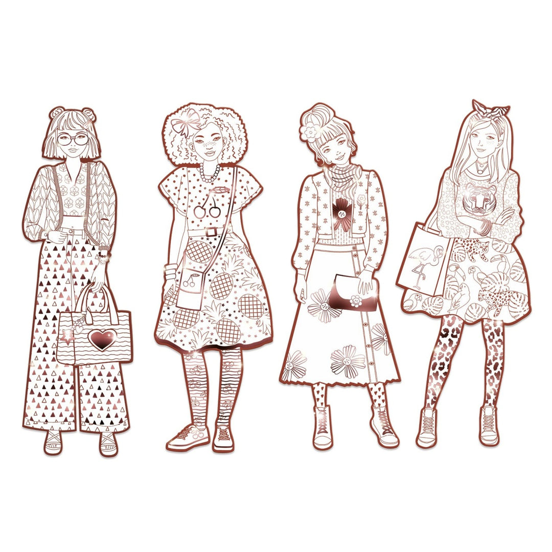 Djeco Colouring Les Demoiselles - Nina and Friends