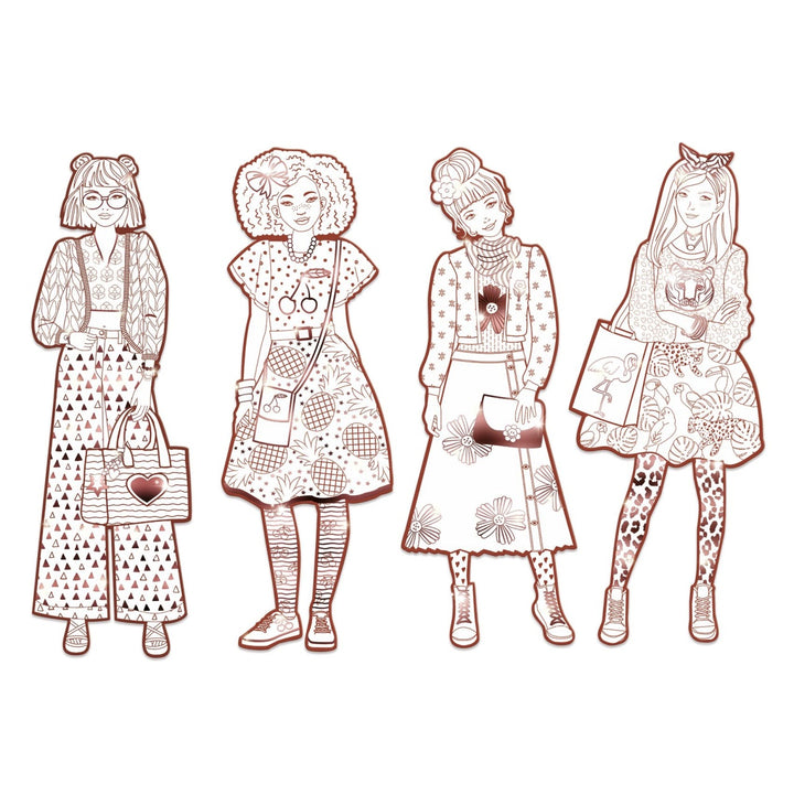 Djeco Colouring Les Demoiselles - Nina and Friends