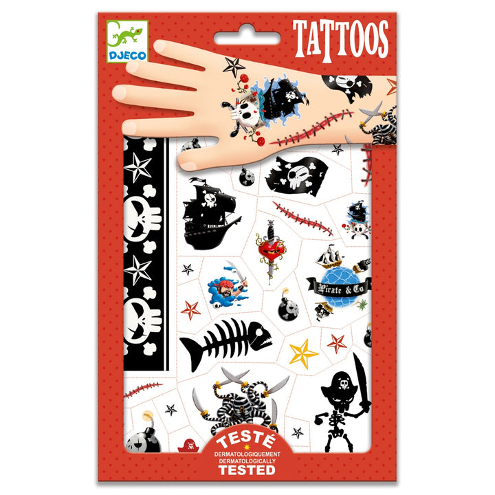 Djeco Tattoos - Pirates