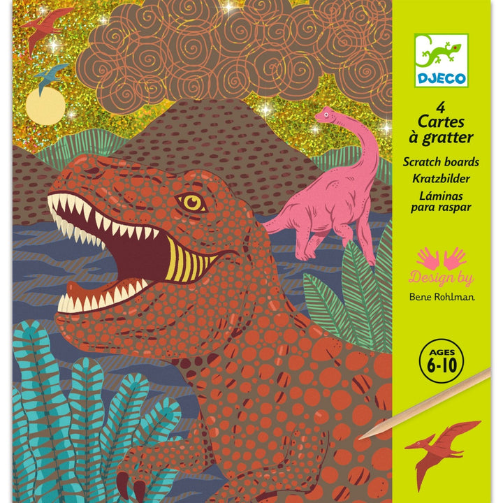 Djeco Scratch Board When Dinosaurs Reigned