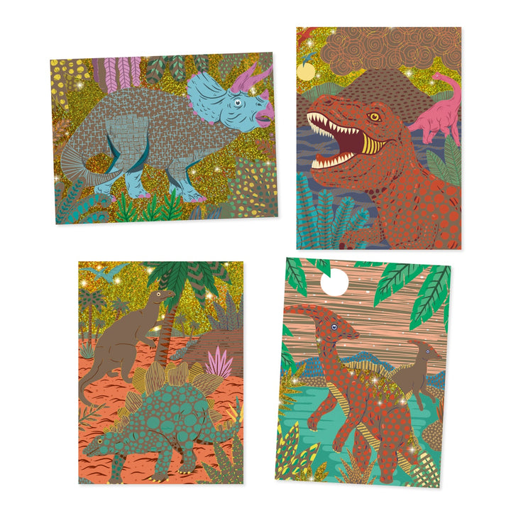 Djeco Scratch Board When Dinosaurs Reigned