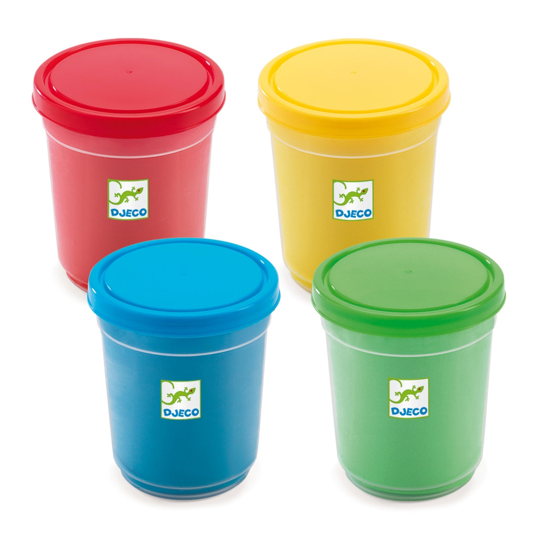 Modelling Dough 4 Tubs - Djeco