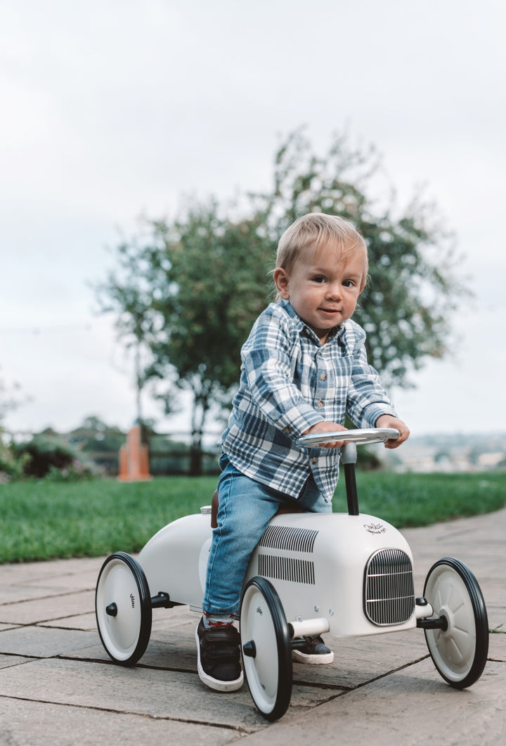 Vilac Ride-On Metal Race Car