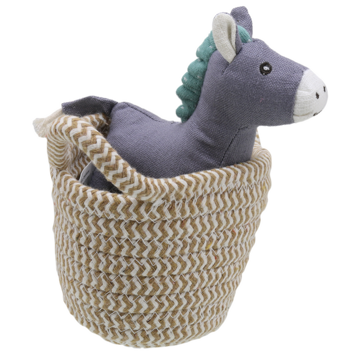 Wilberry Pets in Baskets - Donkey
