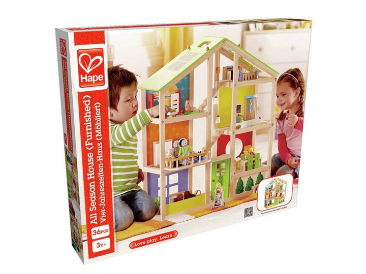 Hape All Season House (Furnished Dolls House)