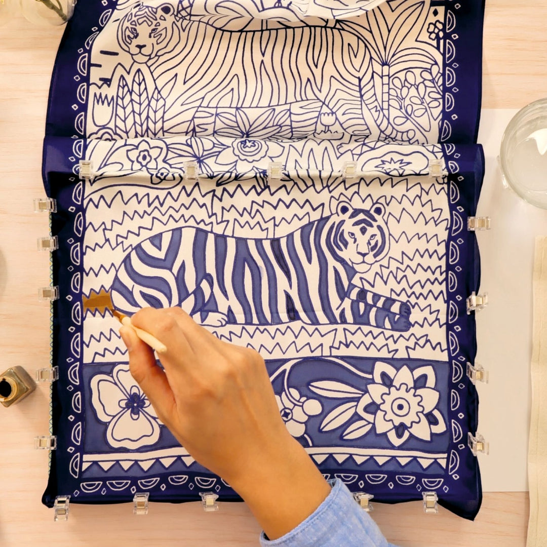 Djeco Atelier 10 - Silk Painting - Wild