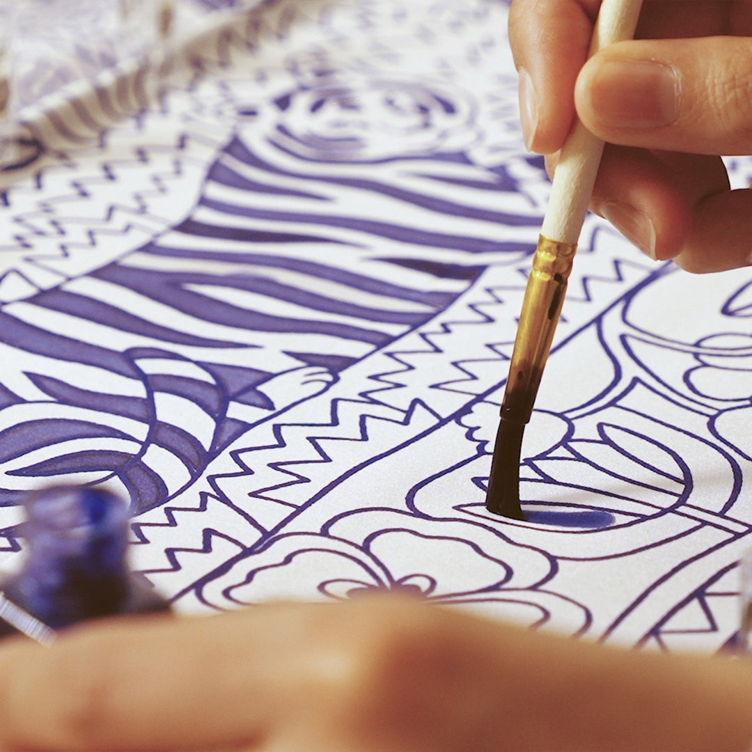 Djeco Atelier 10 - Silk Painting - Wild