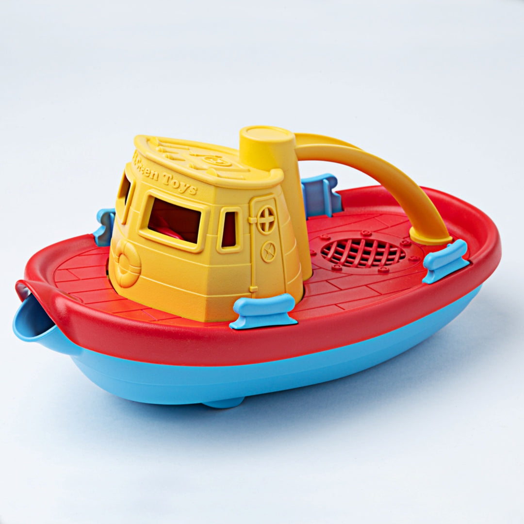 Green Toys Tugboat Yellow Handle