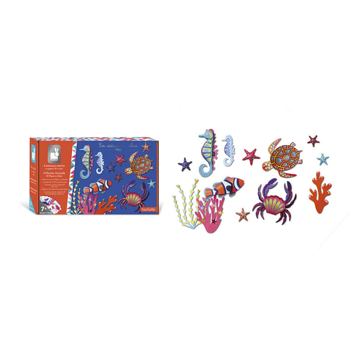 Janod Marine 3D Paper Animals To Make
