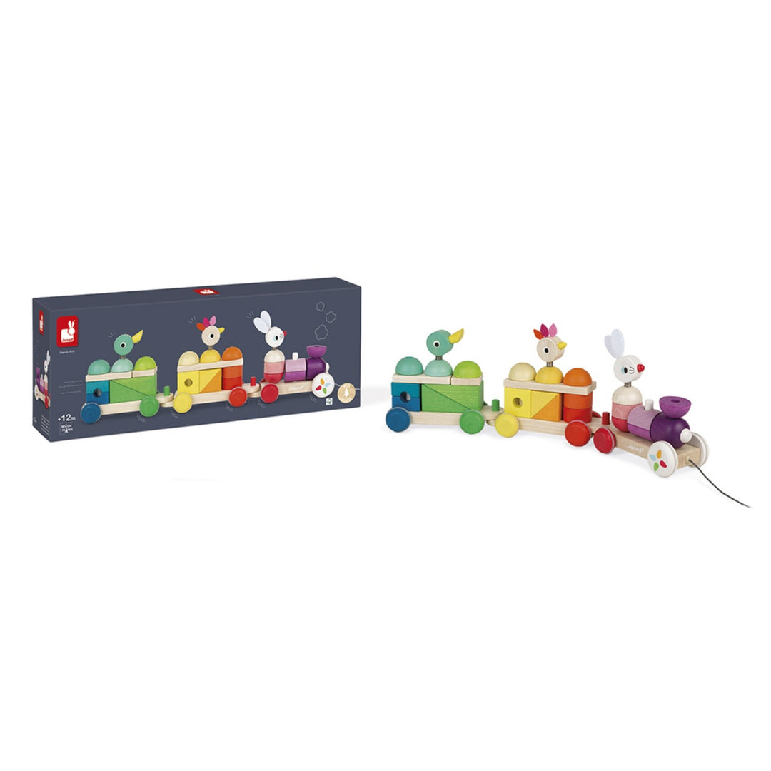 Janod Zigolos Giant Multicolour Train