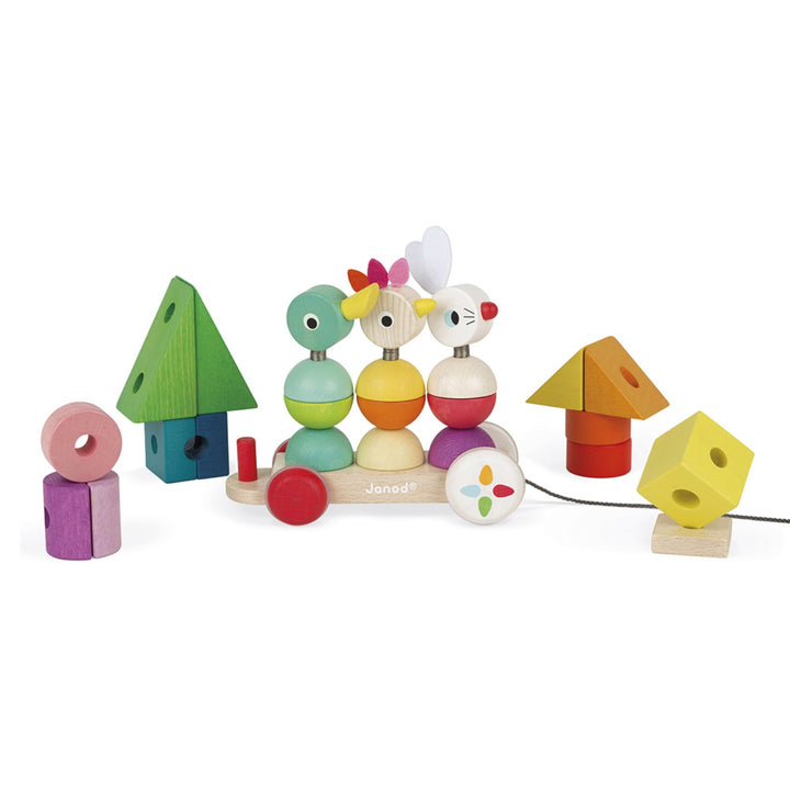 Janod Zigolos Giant Multicolour Train