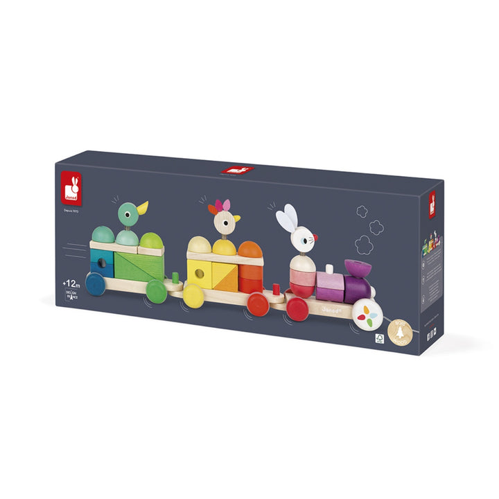 Janod Zigolos Giant Multicolour Train