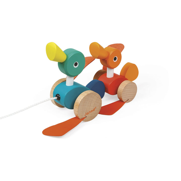 Janod Zigolos Pull-Along Ducks