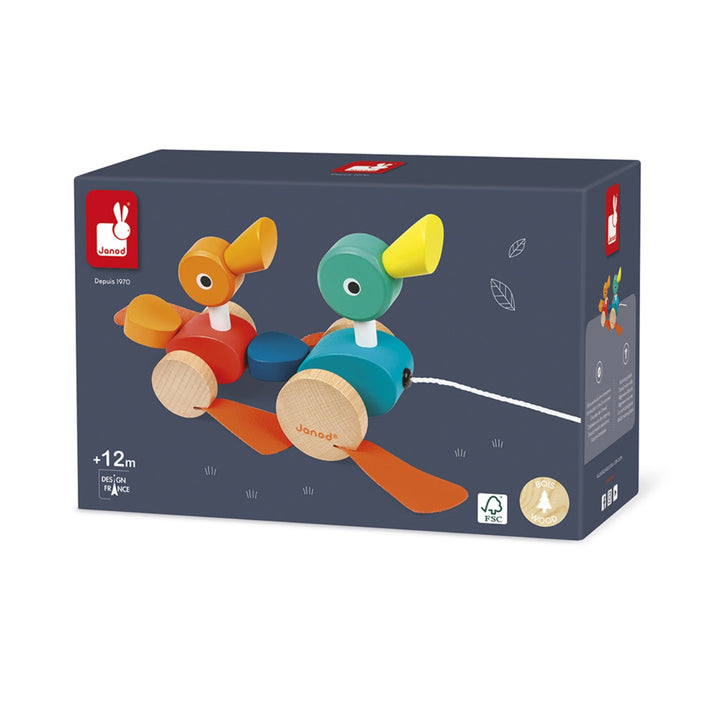 Janod Zigolos Pull-Along Ducks