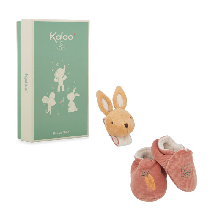 Kaloo Slippers and Sound Wristband - Rabbit
