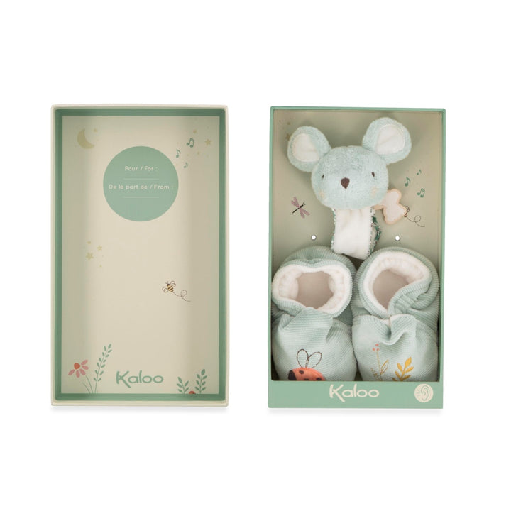 Kaloo Slippers and Sound Wristband - Mouse