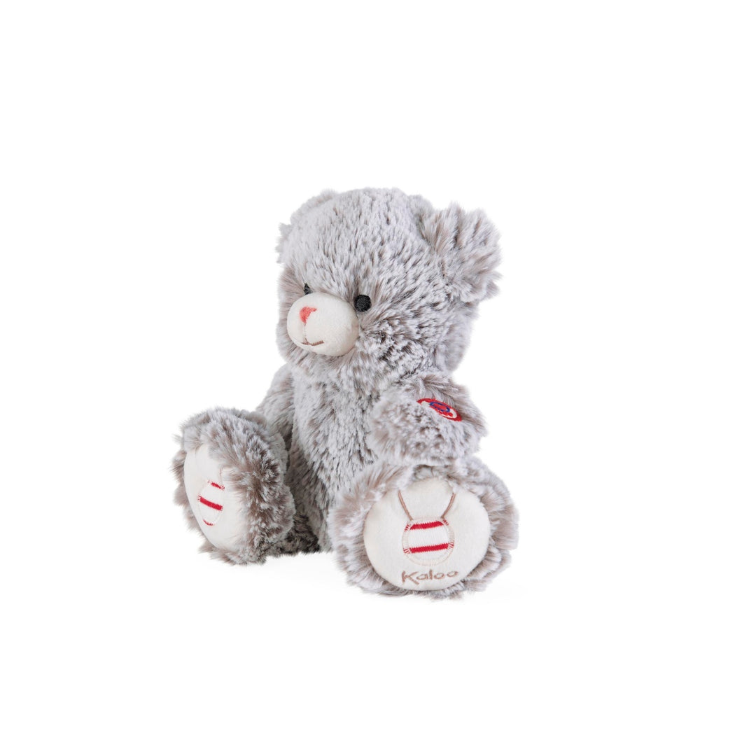 Kaloo Grey Prestige Bear Mae 24cm - Rouge Kaloo