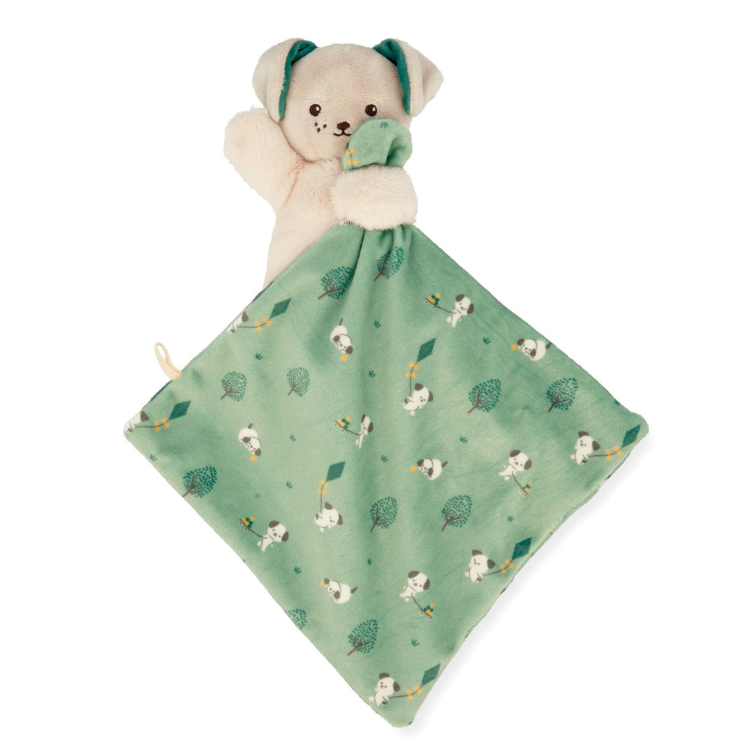 Kaloo Carre Douceur Doudou - Dog Green 17cm