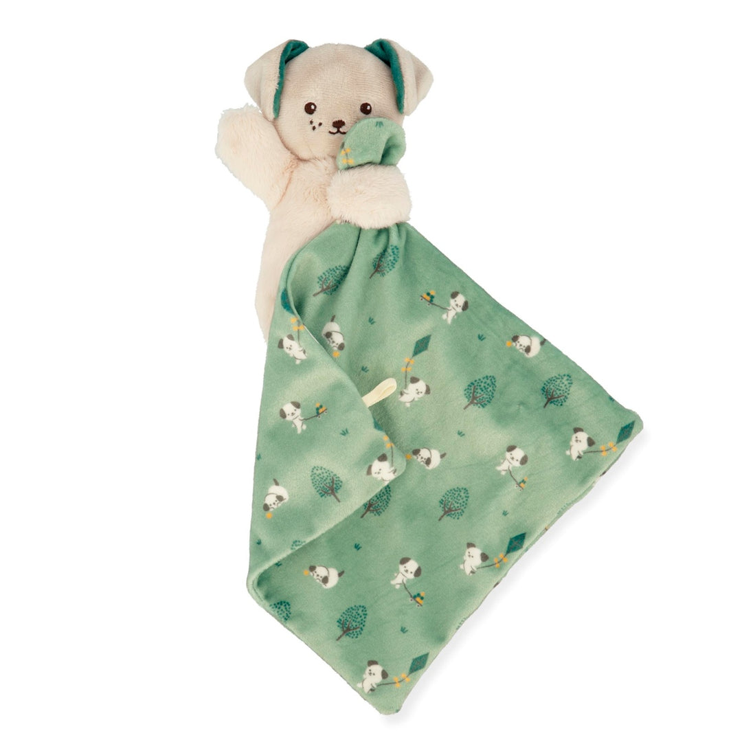 Kaloo Carre Douceur Doudou - Dog Green 17cm