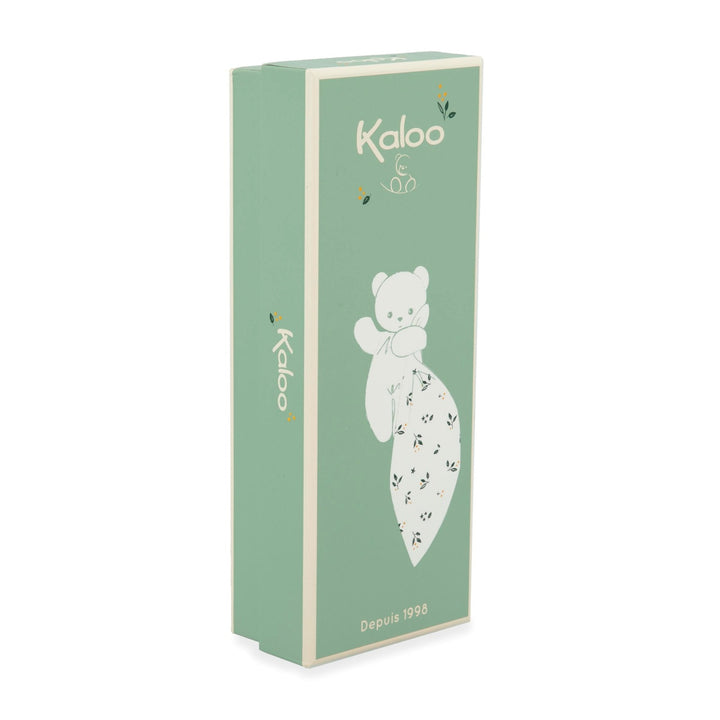 Kaloo Carre Douceur Doudou - Dog Green 17cm