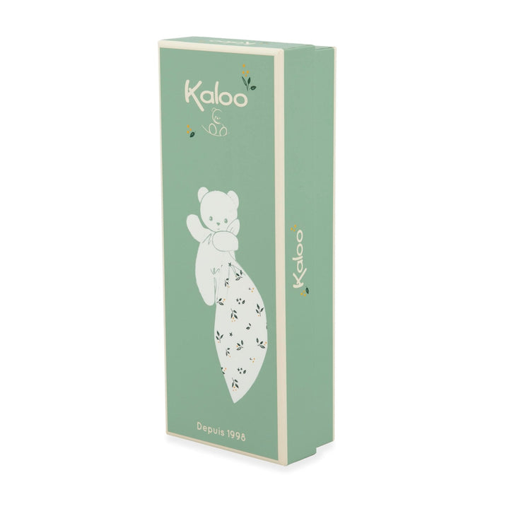 Kaloo Carre Douceur Doudou - Dog Green 17cm