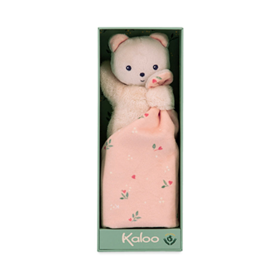 Kaloo Carre Douceur Doudou - Bear Leaves of Love