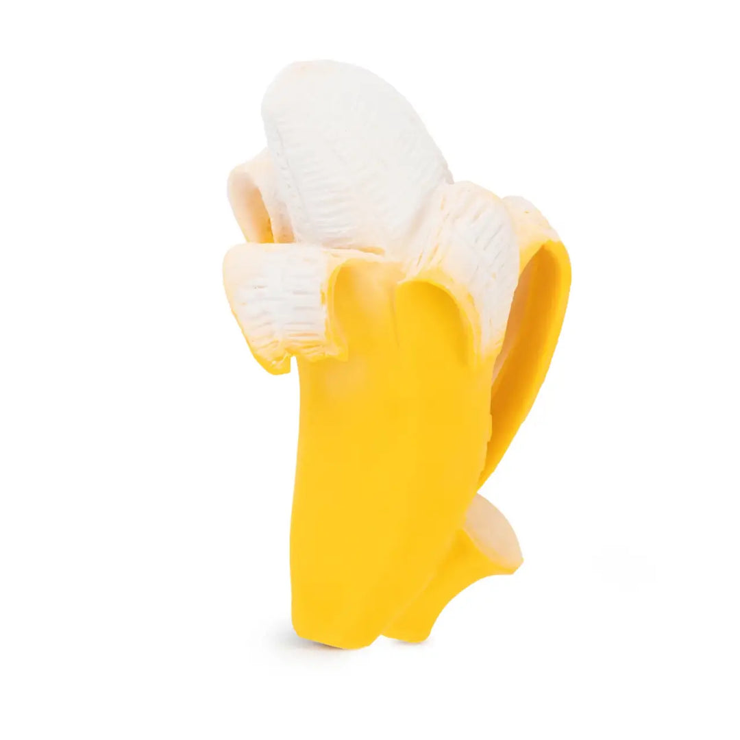 Oli and Carol Natural Rubber Teether and Bath Toy - Ana the Banana