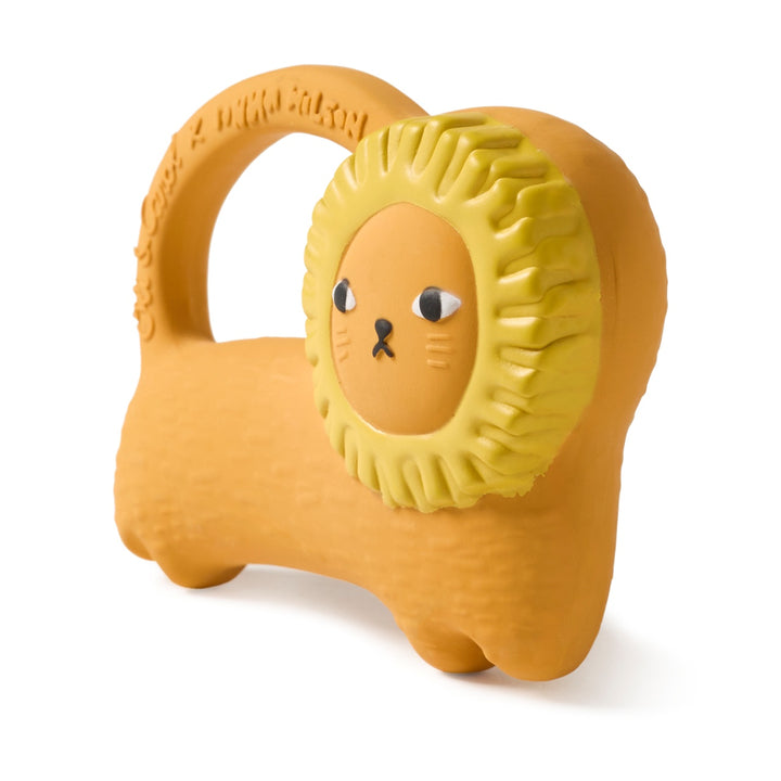 Oli and Carol Natural Rubber Teether and Bath Toy - Richie Lion