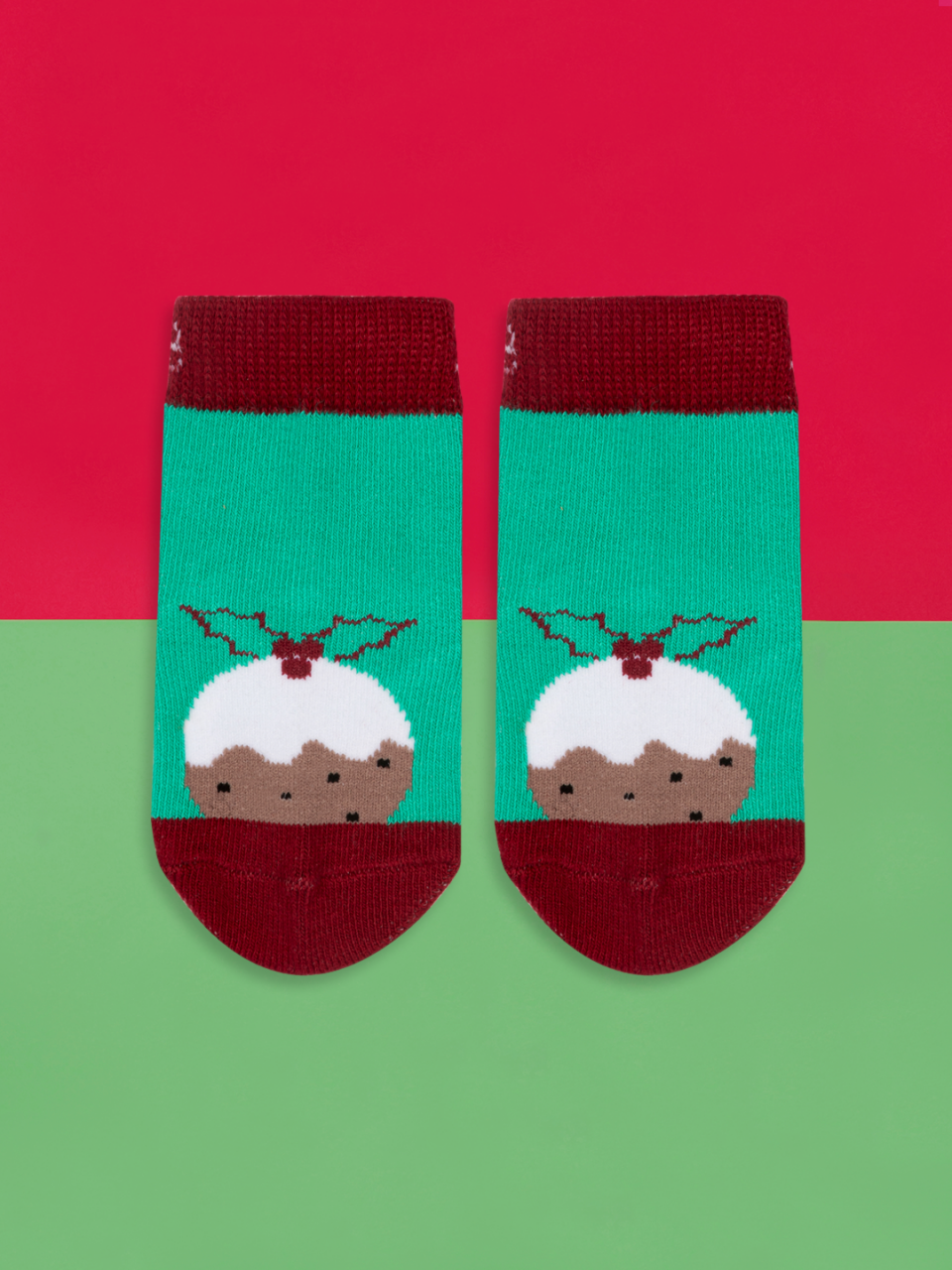 Blade and Rose Socks - Christmas Pudding