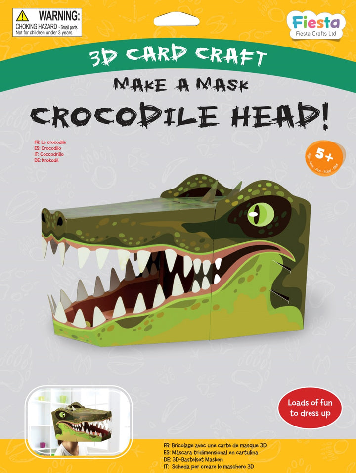 Make a Mask - Crocodile - Fiesta Crafts