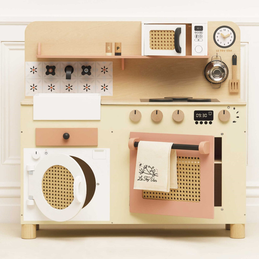Rattan Family Play Kitchen
