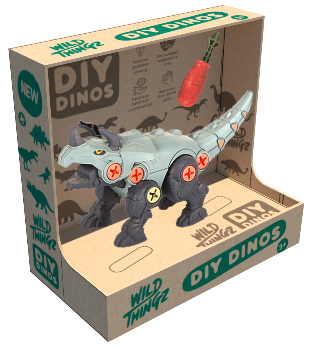 Wild Thingz Jnr DIY Dino - Triceratops