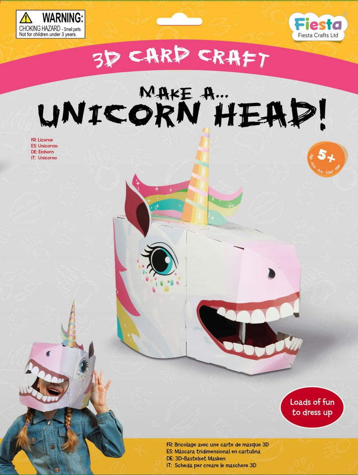 Make a Mask - Unicorn - Fiesta Crafts