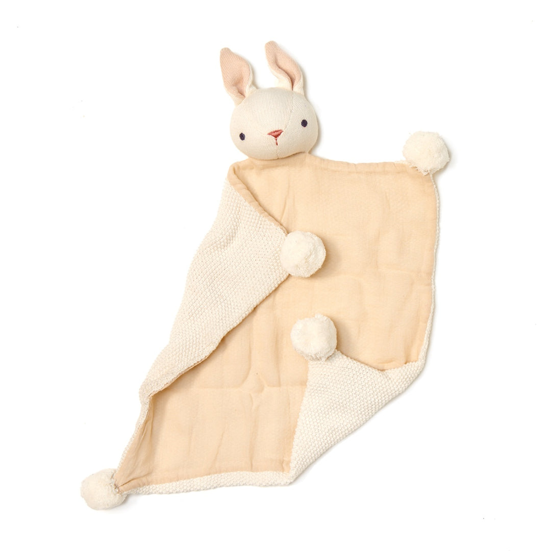 ThreadBear Baby Threads Cream Bunny Comforter