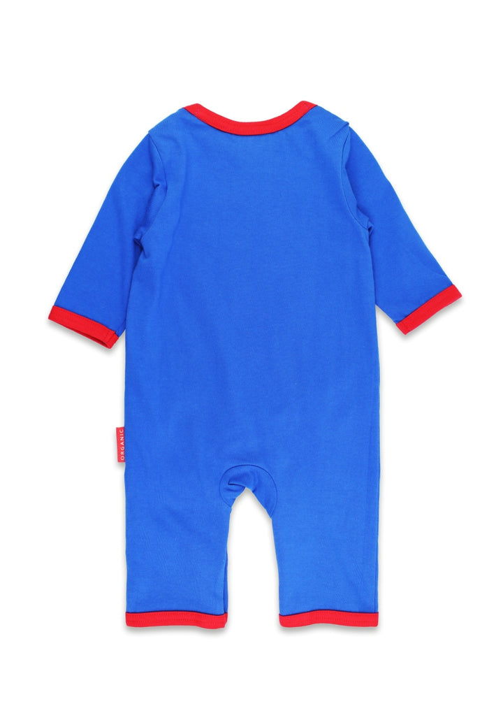 Toby Tiger Organic Seagull Harbour Applique Sleepsuit