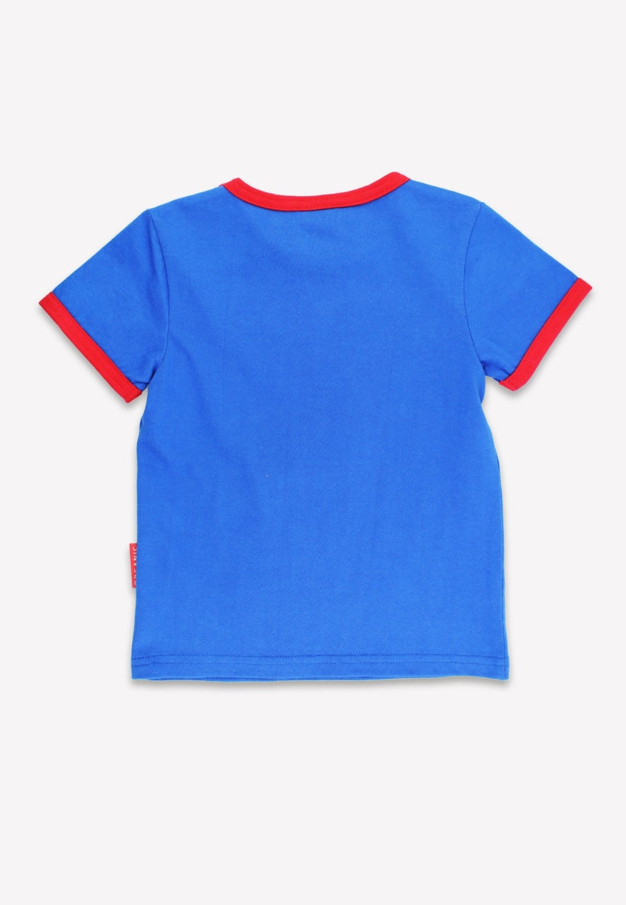 Toby Tiger Organic Seagull Harbour Applique SS T-Shirt