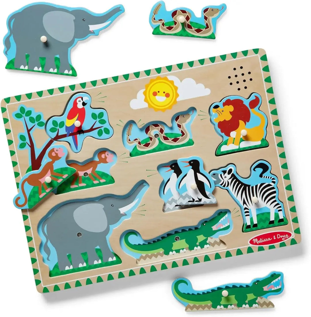 Melissa and Doug Sound Puzzle - Zoo Animals