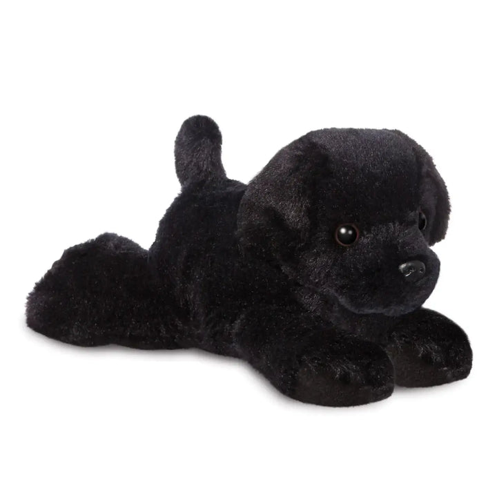 Aurora Mini Flopsie Blackie Black Labrador 8 in