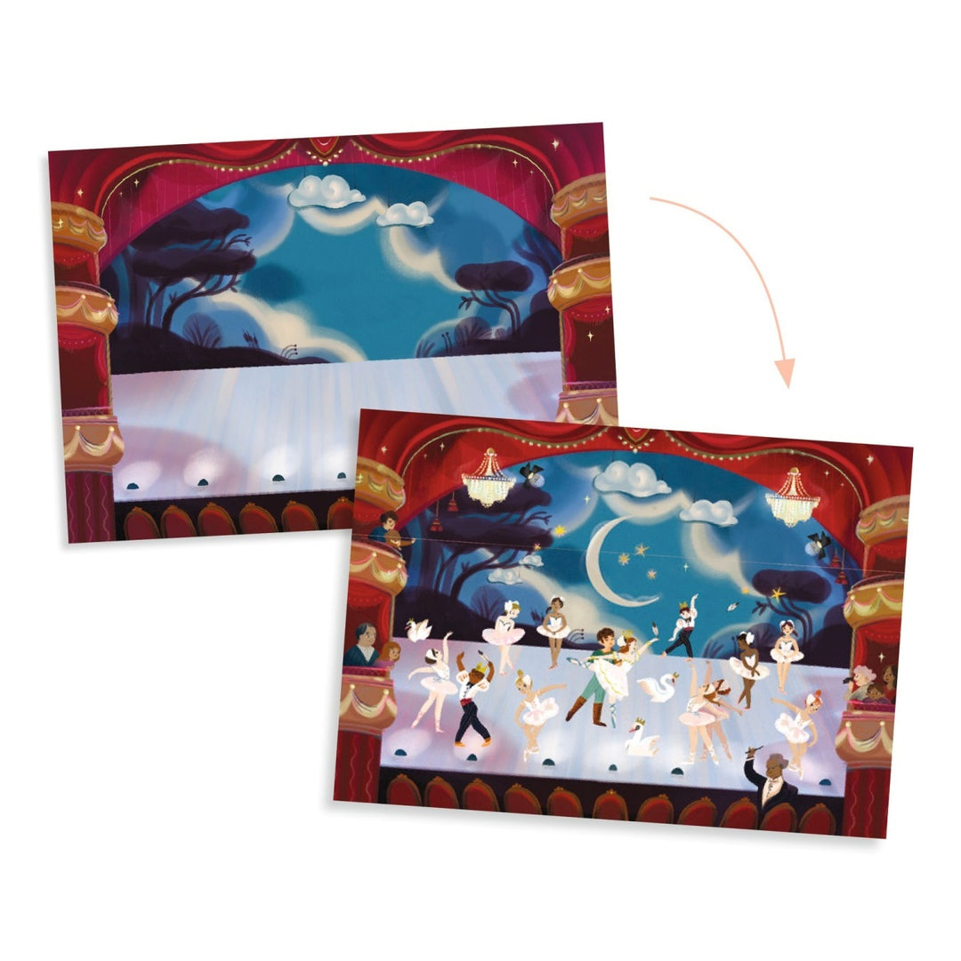 Djeco Rub-On Transfers - Little Ballet Dancers