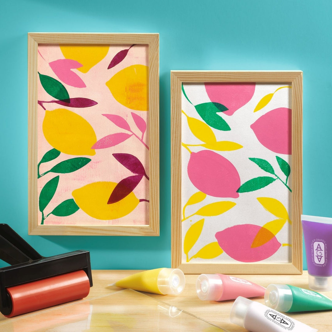 Djeco Atelier 46 - Gel Printing - Lemons