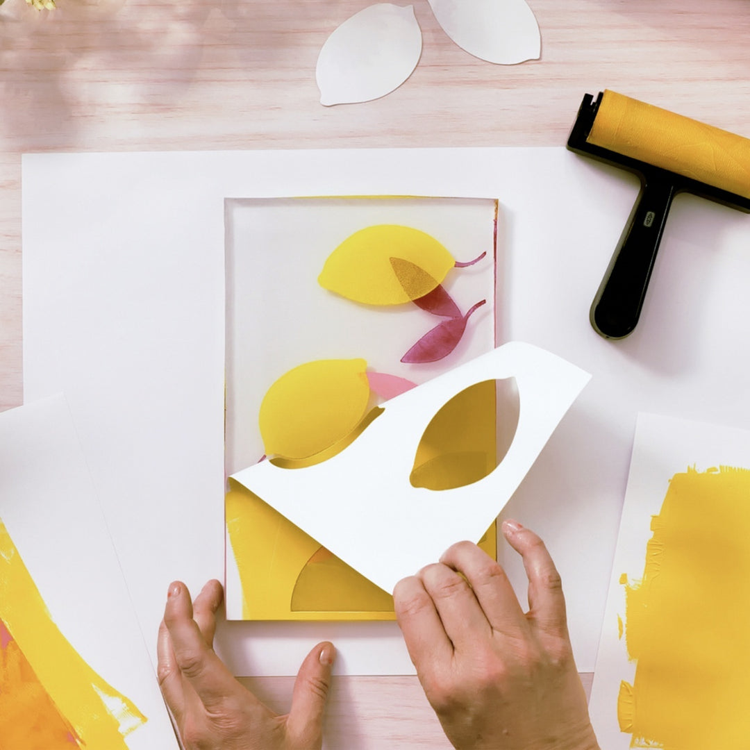 Djeco Atelier 46 - Gel Printing - Lemons