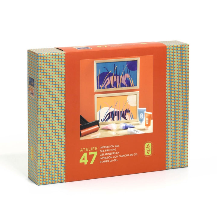 Djeco Atelier 47- Gel Printing - Panthers