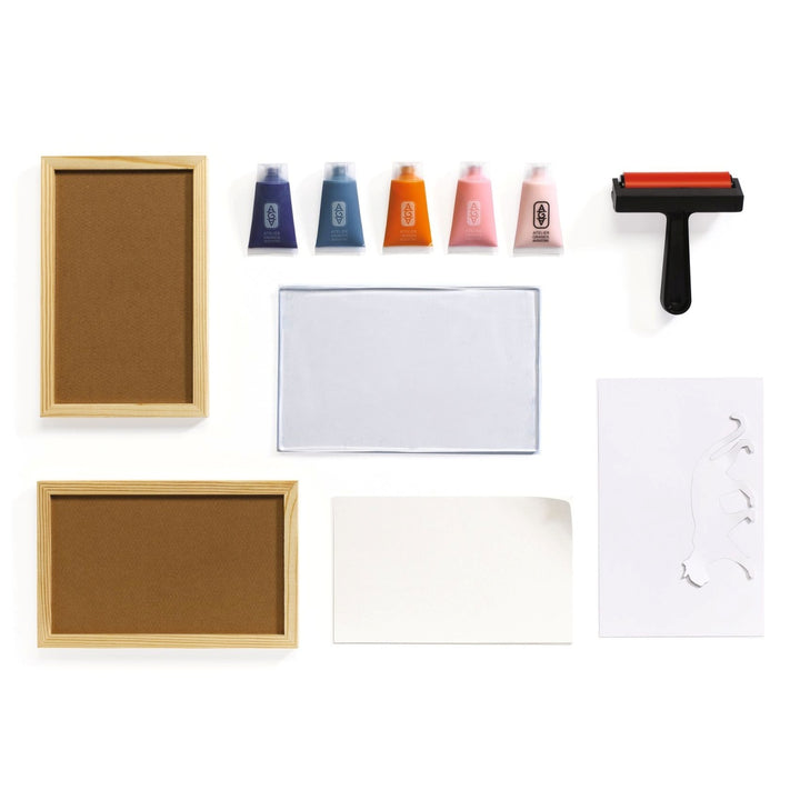 Djeco Atelier 47- Gel Printing - Panthers