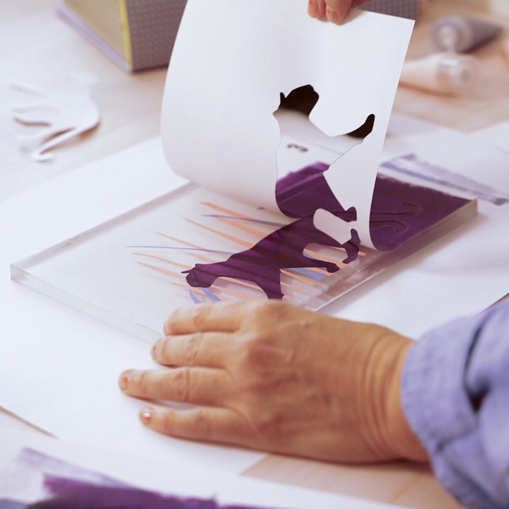 Djeco Atelier 47- Gel Printing - Panthers