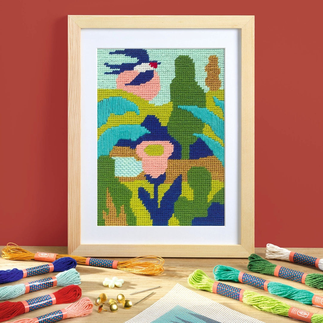Djeco Atelier 65 - Needlepoint - Countryside