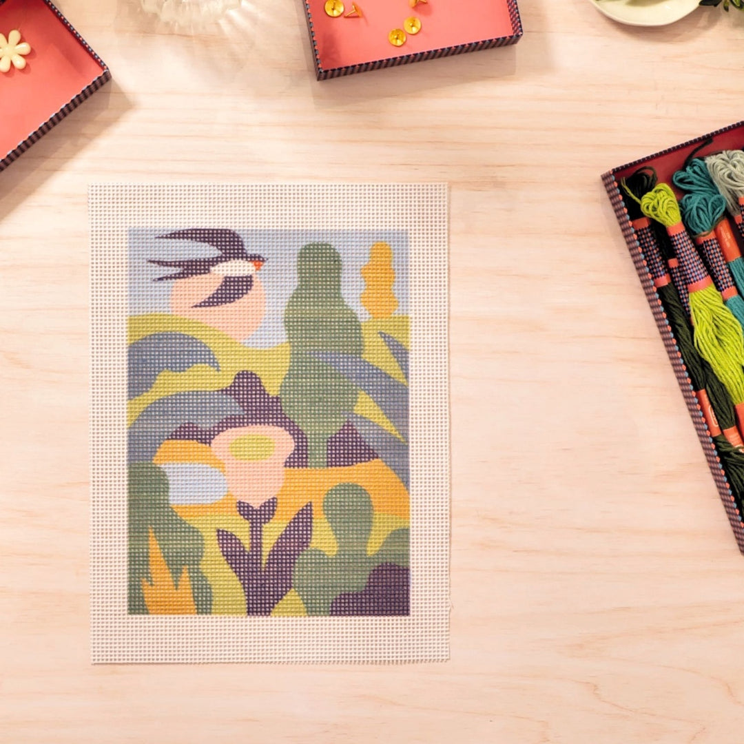 Djeco Atelier 65 - Needlepoint - Countryside