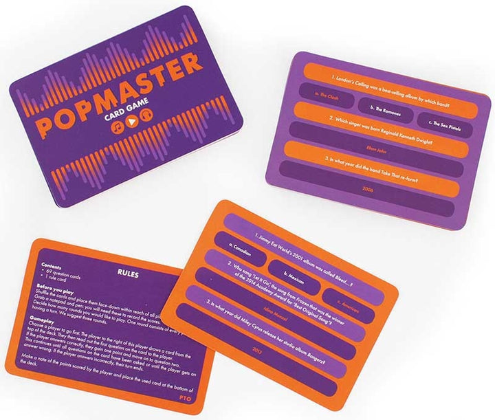 Popmasters Card Game