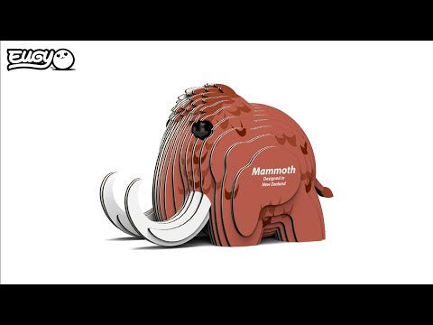 Eugy Mammoth 3D Cardboard Model Kit